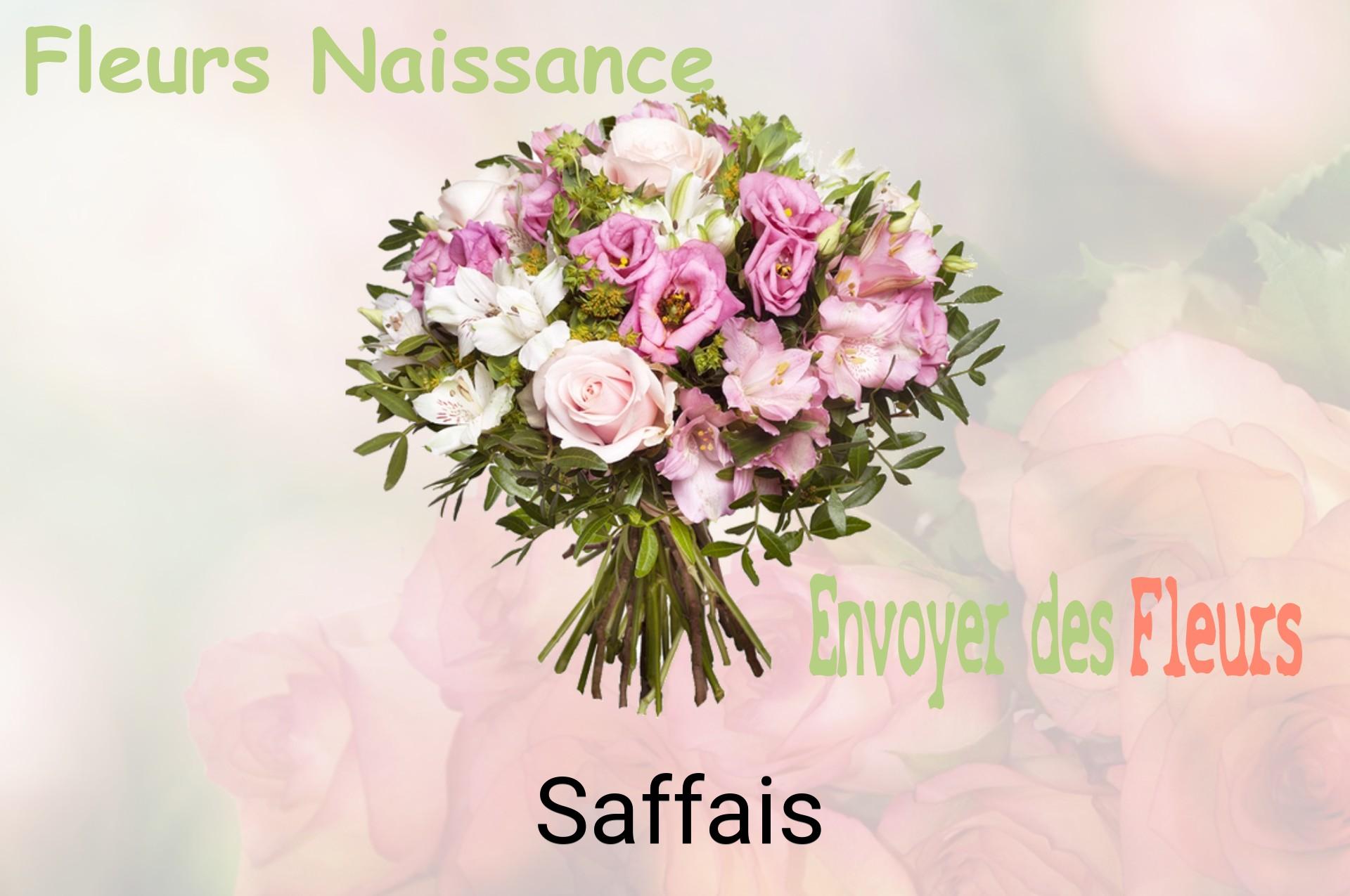 Bouquet de fleurs de naissance livré à Saffais